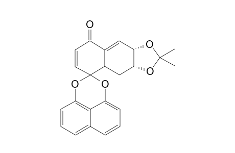 6,7,8,8a-Pentahydro-6,7-(dimethylmethylenedioxy)spiro[naphthalene-1,2-naphtho[1,8-de][1,3]dioxin]-4-one