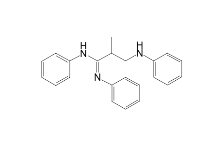 2-Methyl-N,N'-diphenyl-3-phenylazanyl-propanimidamide