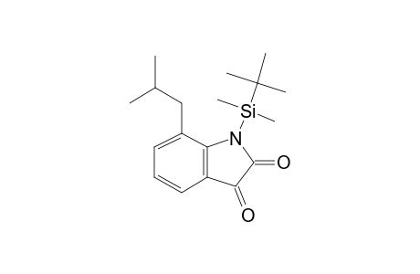 1-[tert-Butyl(dimethyl)silyl]-7-isobutyl-1H-indole-2,3-dione