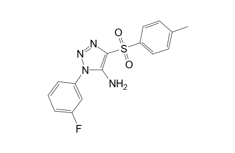 1-(3-Fluorophenyl)-4-[(4-methylphenyl)sulfonyl]-1H-1,2,3-triazol-5-amine