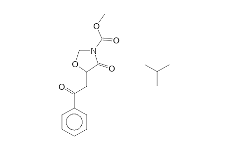 2-tert-BUTYL-4-OXO-5-(2-OXO-2-PHENYL-ETHYL)-OXAZOLIDINE-3-CARBOXYLIC ACID, METHYL ESTER
