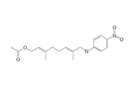 8-(p-Nitroaniline)-3,7-dimethyl-1-acetoxy-2,6-octadiene