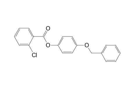 4-(Benzyloxy)phenyl 2-chlorobenzoate