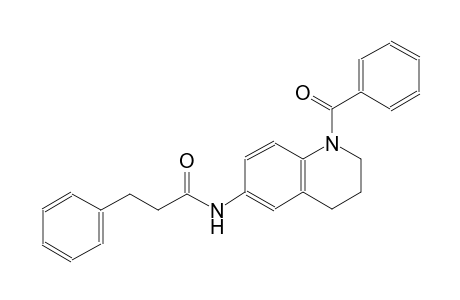 N-(1-benzoyl-1,2,3,4-tetrahydro-6-quinolinyl)-3-phenylpropanamide