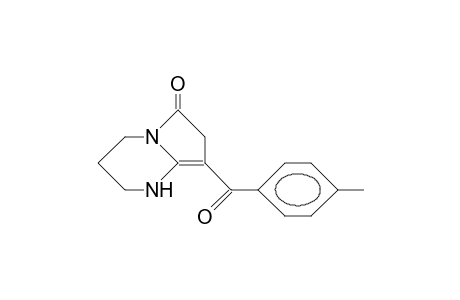 8-(4-Methyl-benzoyl)-1,3,4,7-pyrrolo(1,2-A)pyrimidin-6(2H)-one