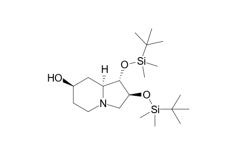 (1S,2S,7R,8aS)-1,2-Bis[(tert-butyldimethylsilyloxy)-7-hydroxyoctahydroindolizine