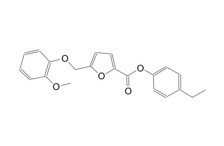 4-ethylphenyl 5-[(2-methoxyphenoxy)methyl]-2-furoate