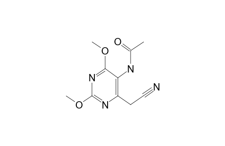 N-[4-(cyanomethyl)-2,6-dimethoxypyrimidin-5-yl]acetamide