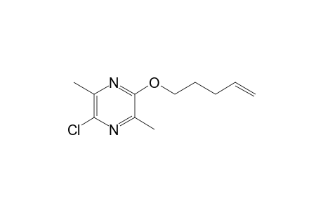 2-chloro-3,6-dimethyl-5-pent-4-enoxypyrazine