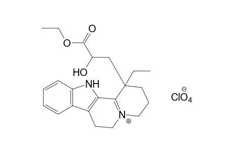 1-(2-carboxy-2-hydroxyethyl)-1-ethyl-1,2,3,4,6,7-hexahydro-12H-indolo[2,3-a]quinolizin-5-ium perchlorate, ethyl ester