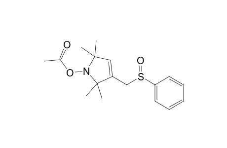 1-Acetoxy-2,5-dihydro-2,2,5,5-tetramethyl-3-phenylsulfinylmethyl-1H-pyrrole