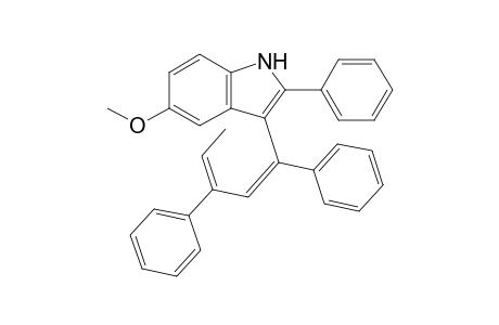 5-Methoxy-2-phenyl-3-[(1Z,3E)-1,3-diphenylpenta-1,3-dienyl]-1H-indole