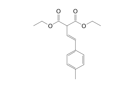 Diethyl (E)-2-(4'-methylstyryl)-malonate