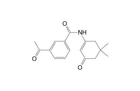 N-(5,5-Dimethylcyclohex-2-en-1-on-3-yl)-3-acetylbenzamide