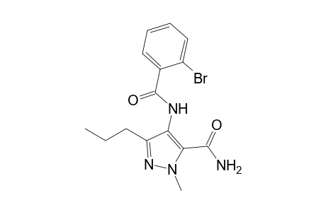 4-[(2-bromobenzoyl)amino]-2-methyl-5-propyl-pyrazole-3-carboxamide