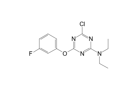 2-Chloro-4-diethylamino-6-(3-fluorophenoxy)-1,3,5-triazine