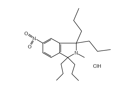 2-METHYL-5-NITRO-1,1,3,3-TETRAPROPYLISOINDOLINE, HYDROCHLORIDE