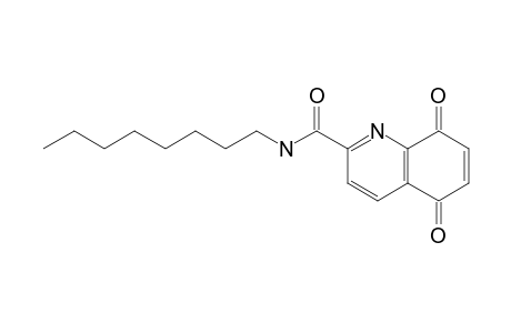 N-N-OCTYL-5,8-DIOXO-5,8-DIHYDRO-QUINOLINE-2-CARBOXAMIDE
