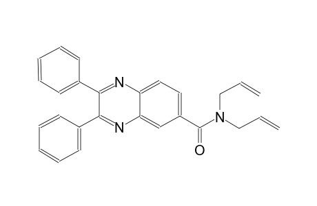 6-quinoxalinecarboxamide, 2,3-diphenyl-N,N-di(2-propenyl)-