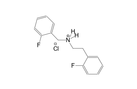 benzeneethanaminium, 2-fluoro-N-[(2-fluorophenyl)methyl]-, chloride