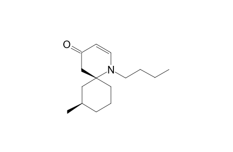 (6R*,8R*)-1-n-Butyl-8-methyl-1-aza-6-spiro[5.5]undec-2,3-en-4-one