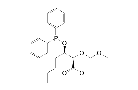 Methyl (2R*,3R*)-3-Diphenylphosphinoy-2-methoxymethoxyheptanoate
