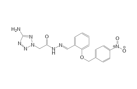 2-(5-amino-2H-tetraazol-2-yl)-N'-((E)-{2-[(4-nitrobenzyl)oxy]phenyl}methylidene)acetohydrazide