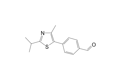 4-(2-Isopropyl-4-methylthiazol-5-yl)benzaldehyde