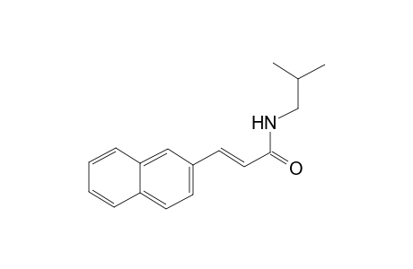 N-Isobutyl 3-(2-naphthyl)-(2E)-propenoic acid amide