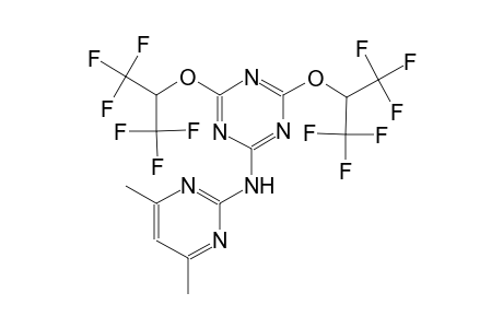 1,3,5-triazin-2-amine, N-(4,6-dimethyl-2-pyrimidinyl)-4,6-bis[2,2,2-trifluoro-1-(trifluoromethyl)ethoxy]-