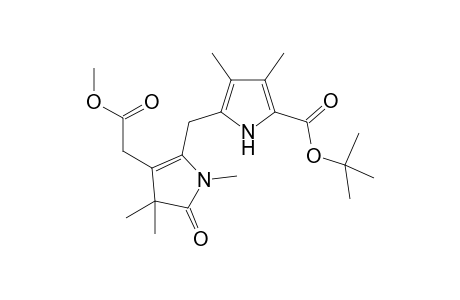 tert-Butyl ester of 4,5-dihydro-3-methoxycarbonylmethyl-1,4,4,3',4'-pentamethyl-5-oxo-2,2'-dipyrrylmethane-5'-carboxylic acid