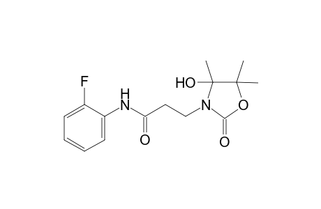 3-Oxazolepropanamide, N-(2-fluorophenyl)tetrahydro-4-hydroxy-4,5,5-trimethyl-2-oxo-