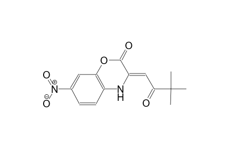 (3Z)-3-(3,3-dimethyl-2-oxobutylidene)-7-nitro-3,4-dihydro-2H-1,4-benzoxazin-2-one