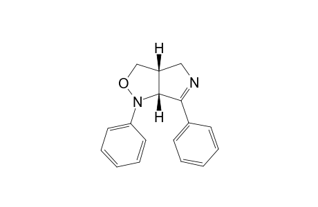 1H-Pyrrolo[3,4-c]isoxazole, 3,3a,4,6a-tetrahydro-1,6-diphenyl-, cis-