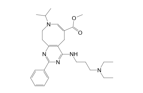 Methyl 4-{[3-(Diethylamino)propyl]amino}-8-isopropyl-2-phenyl-5,8,9,10-tetrahydropyrimido[4,5-d]-azocine-6-carboxylate