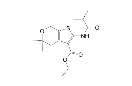 ethyl 2-(isobutyrylamino)-5,5-dimethyl-4,7-dihydro-5H-thieno[2,3-c]pyran-3-carboxylate