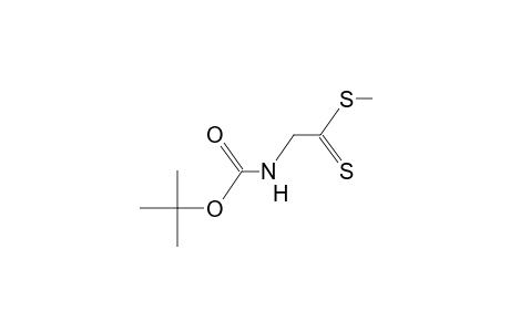 2-(tert-butoxycarbonylamino)ethanedithioic acid methyl ester