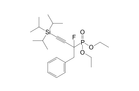 Diethyl 1-Fluoro-1-benzyl-3-triisopropylsilyl-2-propynephosphonate