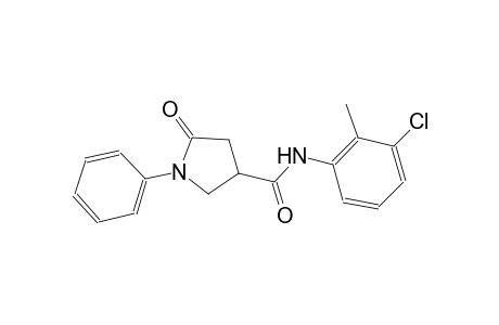 3-pyrrolidinecarboxamide, N-(3-chloro-2-methylphenyl)-5-oxo-1-phenyl-