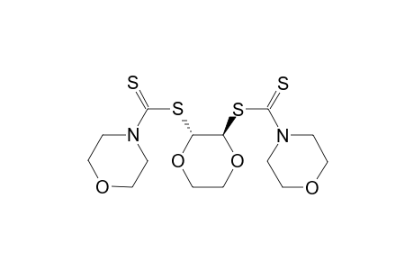 tans-(1,4-Dioxan-2,3-diyl)bis(N-morpholinodithiocarbamate)