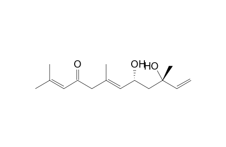 (-)-(3S*,5R*)-5-hydroxy-9-oxonerolidol