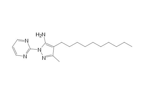 1H-Pyrazol-5-amine, 4-decyl-3-methyl-1-(2-pyrimidinyl)-