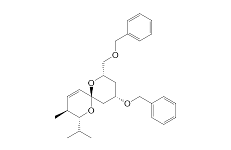 1,7-Dioxaspiro[5.5]undec-4-ene, 3-methyl-2-(1-methylethyl)-10-(phenylmethoxy)-8-[(phenylmethoxy)methyl]-, [2R-[2.alpha.,3.beta.,6.beta.(8S*,10S*)]]-