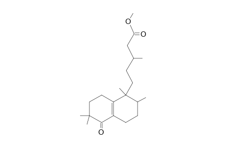 1,2,6,6-Tetramethyl-5-oxo-1-[4'-(methoxycarbonyl)-3'-methylbutyl]-1,2,3,4,5,6,7,10-octahydronaphthalene