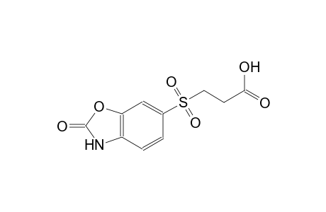 3-[(2-keto-3H-1,3-benzoxazol-6-yl)sulfonyl]propionic acid