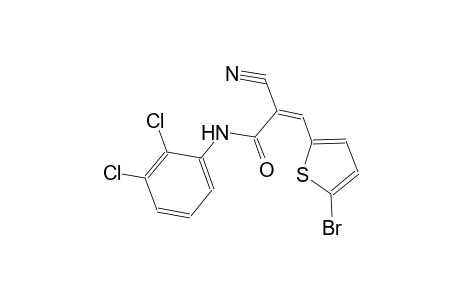 (2Z)-3-(5-bromo-2-thienyl)-2-cyano-N-(2,3-dichlorophenyl)-2-propenamide