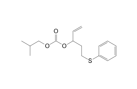 Iso-butyl (5-(phenylthio)pent-1-en-3-yl) carbonate
