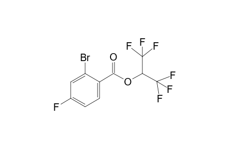 1,1,1,3,3,3-Hexafluoropropan-2-yl 2-bromo-4-fluorobenzoate