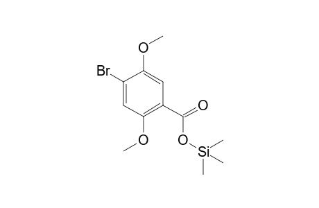 4-Bromo-2,5-dimethoxybenzoic acid TMS