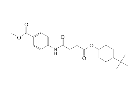 benzoic acid, 4-[[4-[[4-(1,1-dimethylethyl)cyclohexyl]oxy]-1,4-dioxobutyl]amino]-, methyl ester